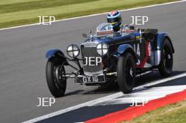 Silverstone Festival, Silverstone 2024. 23rd-25th August 2024 Free for editorial use only. 14 Clive Fidgeon - Eddie Williams - Frazer Nash TT Rep 