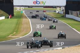 Silverstone Festival, Silverstone 2024. 23rd-25th August 2024 Free for editorial use only. BRDC 500 for MRL Pre-War Sports Cars