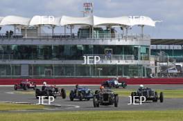 Silverstone Festival, Silverstone 2024. 23rd-25th August 2024 Free for editorial use only. BRDC 500 for MRL Pre-War Sports Cars