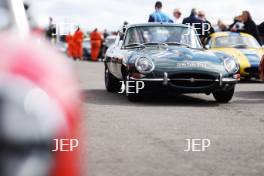 Silverstone Festival, Silverstone 2024. 23rd-25th August 2024 Free for editorial use only 11 Patrick Blakeney -Edwards - Mike Grant Peterkin - Jaguar E-type