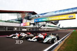 Silverstone Festival, Silverstone 2024  23rd-26th August 2024  Free for editorial use only  Ayrton Senna tribute