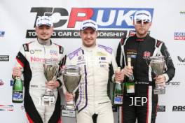 Callum Newsham - JH Racing Hyundai i30 N TCR, Adam Shepherd - Area Motorsport with Shepherd Motors Cupra Leon Competicion TCR, Joe Marshall - Rob Boston Racing Audi RS3 LMS TCR Gen II