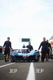 #35 ALPINE ENDURANCE TEAM Alpine A424 Hypercar of Paul-Loup Chatin, Ferdinand Habsburg-Lothringen and Charles Milesi